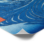 Naruto Whirlpools, Provinz Awa, 1855 von Hiroshige Poster (Ecke)