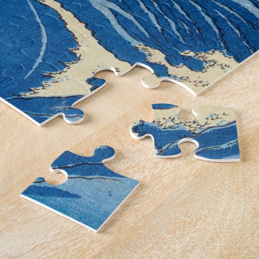 Naruto Whirlpools, Provinz Awa, 1855 von Hiroshige Puzzle (Seite)