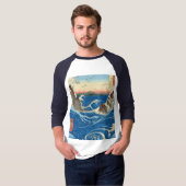 Naruto Whirlpools, Provinz Awa, 1855 von Hiroshige T-Shirt (Vorne ganz)