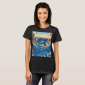 Naruto Whirlpools, Provinz Awa, 1855 von Hiroshige T-Shirt (Vorne ganz)