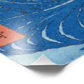 Naruto Whirlpools, Provinz Awa, Hiroshige Fotodruck (Ecke)