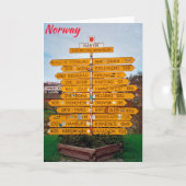 Narvik, Norwegen Karte (Vorderseite)