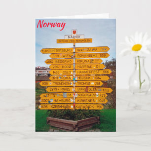 Narvik, Norwegen Karte