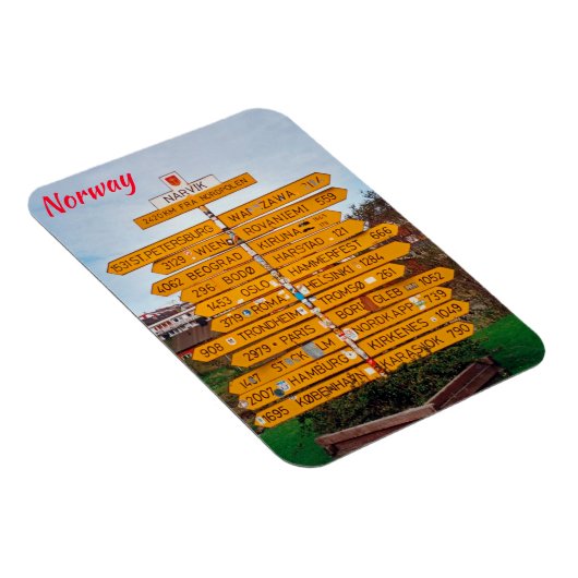 Narvik, Norwegen Magnet (Rechte Seite)