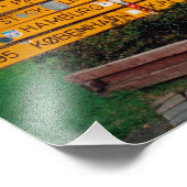 Narvik Wegweiser Fotodruck (Ecke)