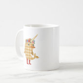 Narwal-Blumenkronen-Tasse Kaffeetasse (Vorderseite Links)