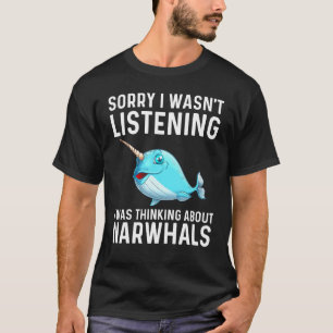 Narwal für Männer Frauen Meer Wal Fisch Ozean Tier T-Shirt