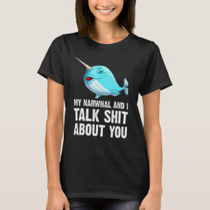Narwal Für Männer Frauen Meer Wal Fisch Ozean Tier T-Shirt