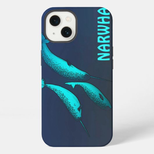Narwal iPhone Hülle (Rückseite)