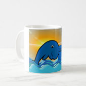 Narwal Kaffeetasse (Vorderseite Links)