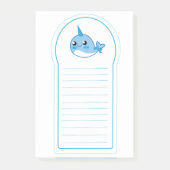 Narwal klebrige Auflage Post-it Klebezettel (Vorderseite)