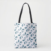 Narwal-Muster-Shoppingtasche Tasche (Vorderseite)