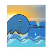 Narwal Notizblock (Vorderseite)