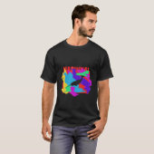 Narwal Tier Mosaik Puzzle T-Shirt (Vorne ganz)