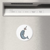 Narwal und Donut Magnet (In Situ (Geschirrspüler))