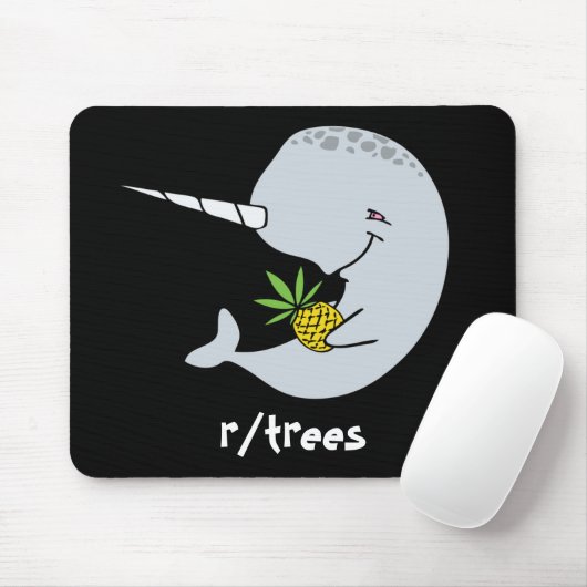 Narwhal Ananas Mousepad (Mit Mouse)