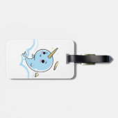 Narwhal Angel Süsse Gepäckanhänger (Rückseite horizontal)