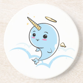 Narwhal Angel Süsse Getränkeuntersetzer