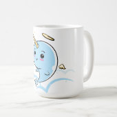 Narwhal Angel Süsse Kaffeetasse (VorderseiteRechts)