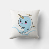 Narwhal Angel Süsse Kissen (Rückseite)