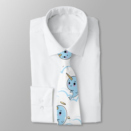 Narwhal Angel Süsse Krawatte (Gebunden)