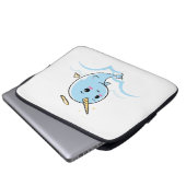 Narwhal Angel Süsse Laptopschutzhülle (Vorne Knopf)