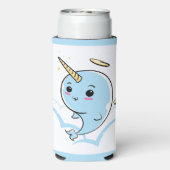 Narwhal Angel Süsse Selters Dosenkühler (Seltzer Rückseite)