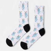 Narwhal Angel Süsse Socken (Linkes Detail)