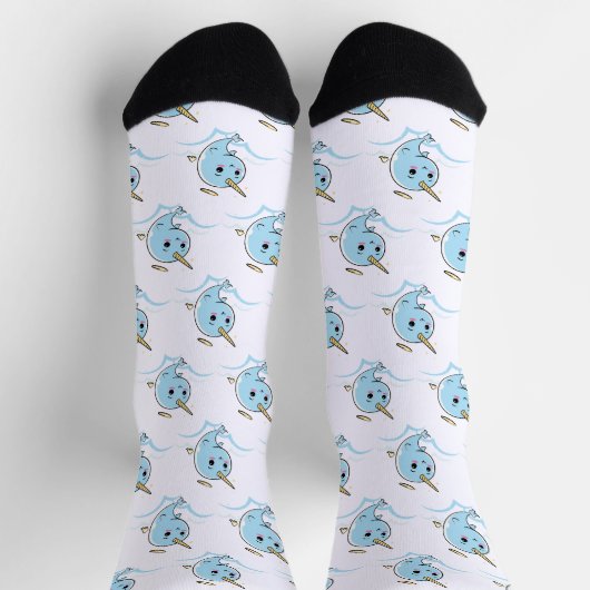 Narwhal Angel Süsse Socken (Oben)