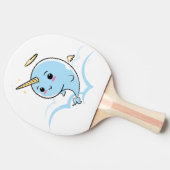 Narwhal Angel Süsse Tischtennis Schläger (Seitenansicht)