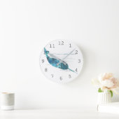 Narwhal Art Runde Wanduhr (Zuhause)