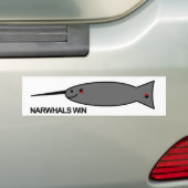 Narwhal Autoaufkleber (Auf Auto)