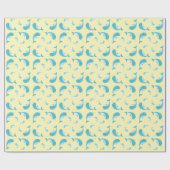 Narwhal Baby Shower Geschenkpapier (Flach)