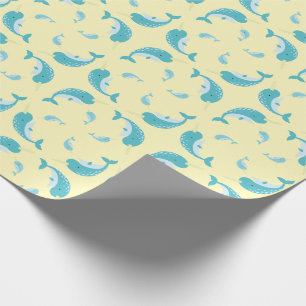 Narwhal Baby Shower Geschenkpapier