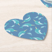 Narwhal Baby Shower Untersetzer (angewinkelt)