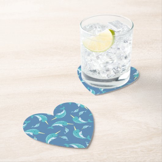 Narwhal Baby Shower Untersetzer (Vor Ort)