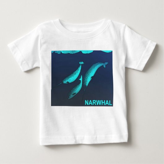 Narwhal Baby T-shirt (Vorderseite)