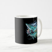 Narwhal Beluga Whale Orcas Whale Haie Orca Kaffeetasse (VorderseiteRechts)