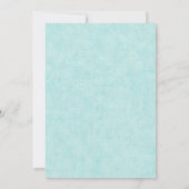 Narwhal Birthday Einladung Einhornwal (Rückseite)