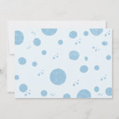 Narwhal Birthday Foto Einladung Boy (Rückseite)