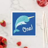 Narwhal Birthday Party Serviette (Beispiel)