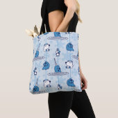 Narwhal Blue Snowflake Pattern Tasche (Von Nahem)