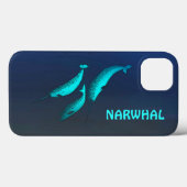 Narwhal Case-Mate iPhone Hülle (Rückseite (Horizontal))
