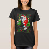 Narwhal Christmas Lights Santa Costume Ugly Xmas S T-Shirt (Vorderseite)