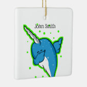 Narwhal Dabbing Dab Keramikornament (Rechts)