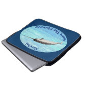 Narwhal - Das Einhorn Gerettet Laptopschutzhülle (Vorne Knopf)