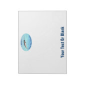 Narwhal - Das Einhorn Gerettet Notizblock (Rotiert)