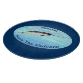 Narwhal - Das Einhorn Gerettet Schneidebrett (Ecke)