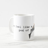 Narwhal & Delphine - Geek/Neurodiversity/ASD Kaffeetasse (Vorderseite Links)