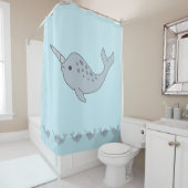 Narwhal-Duschvorhang Duschvorhang (Beispiel)